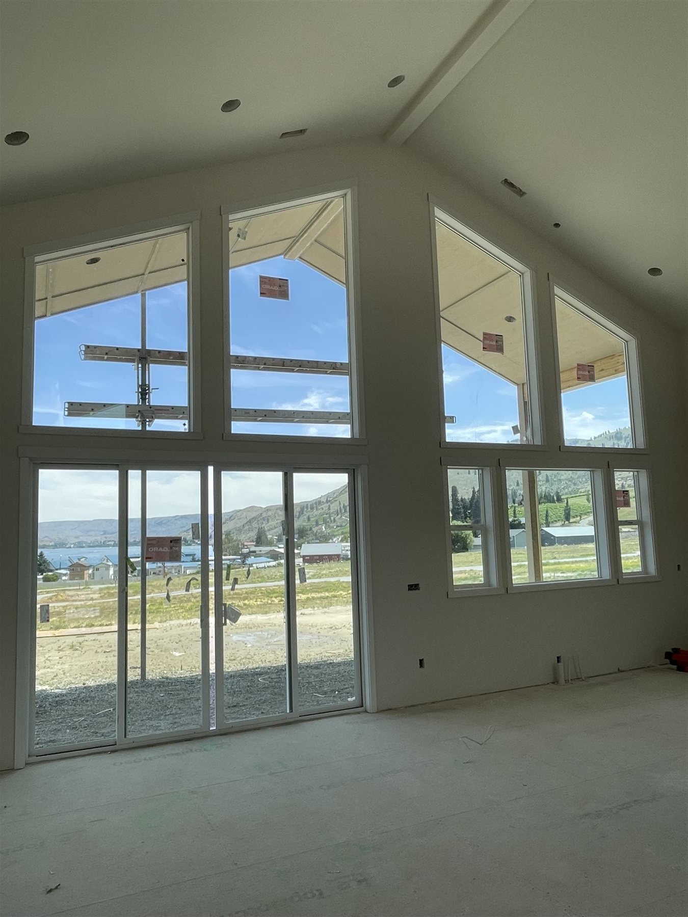 Window trim installation, third angle